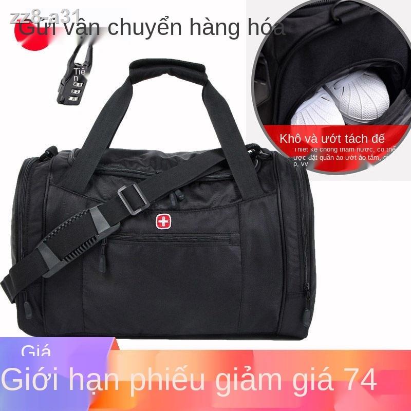 Túi đựngo quân đội Thụy Sĩ hành lý xách tay nam du lịch đeo vai đồ tập thể dục