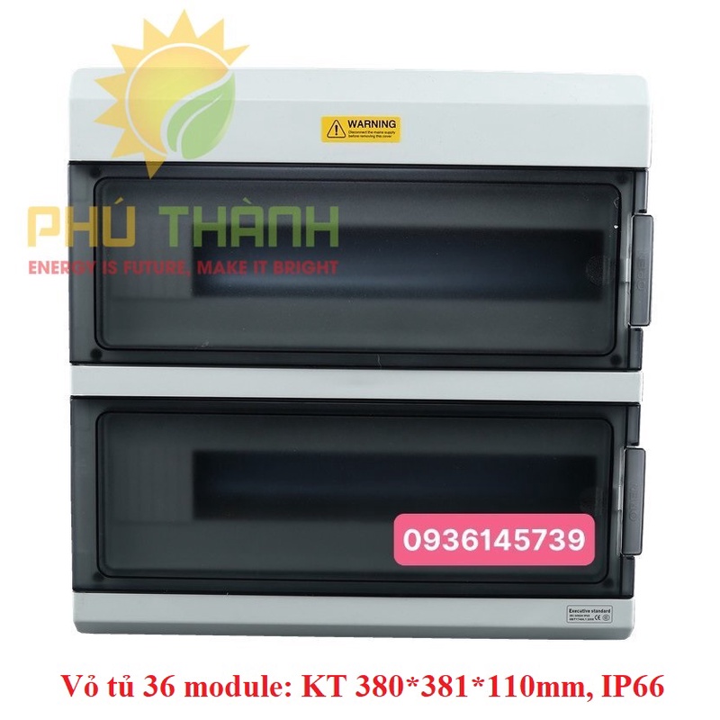 Vỏ tủ điện nhựa lắp nổi, chống nước, chống bụi IP65 FEEO 9-12-18-24 Module