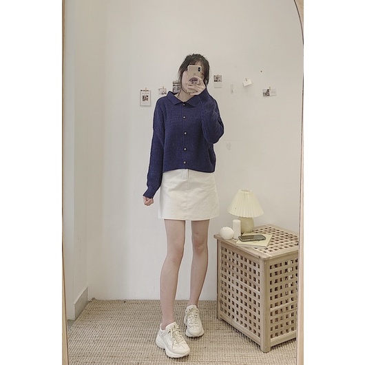 [ HÀNG CÓ SẴN ] Áo len cổ bẻ cúc đồng A1797 | BigBuy360 - bigbuy360.vn