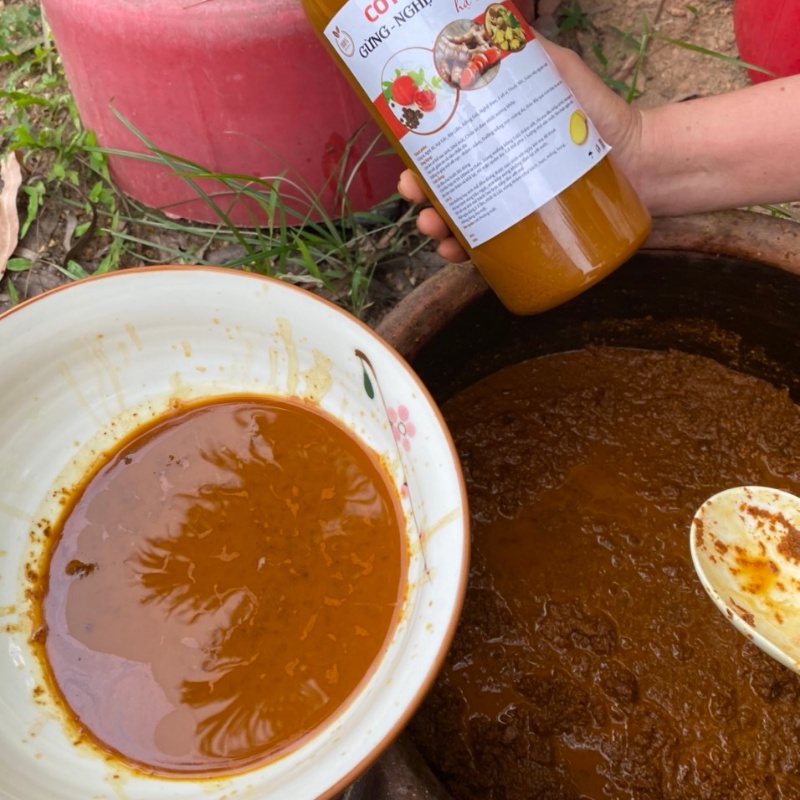 Nghệ Gừng Hạt Gấc Hạ Thổ Sau Sinh, Nước Cốt Đậm Đặc Mờ Thâm Rạn, Chăm Sóc Làm Đẹp Cho Mẹ Sau Sinh