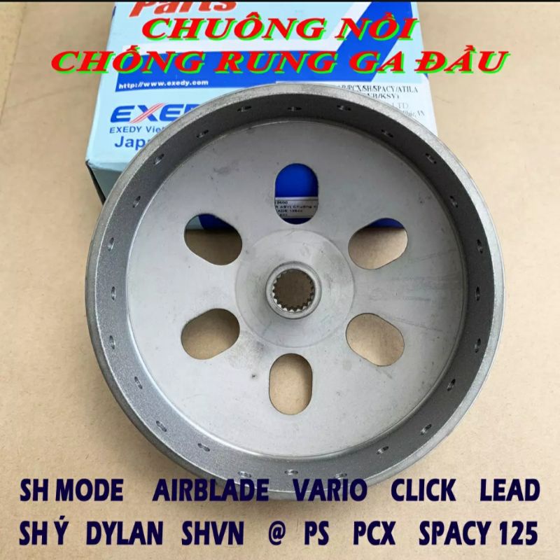 A2  Chuông khoan độ lỗ thoát bụi nồi xe tay ga EXEDY Xe Airblade - Vario - SH - PCX - SH Ý - LEAD - CLICK