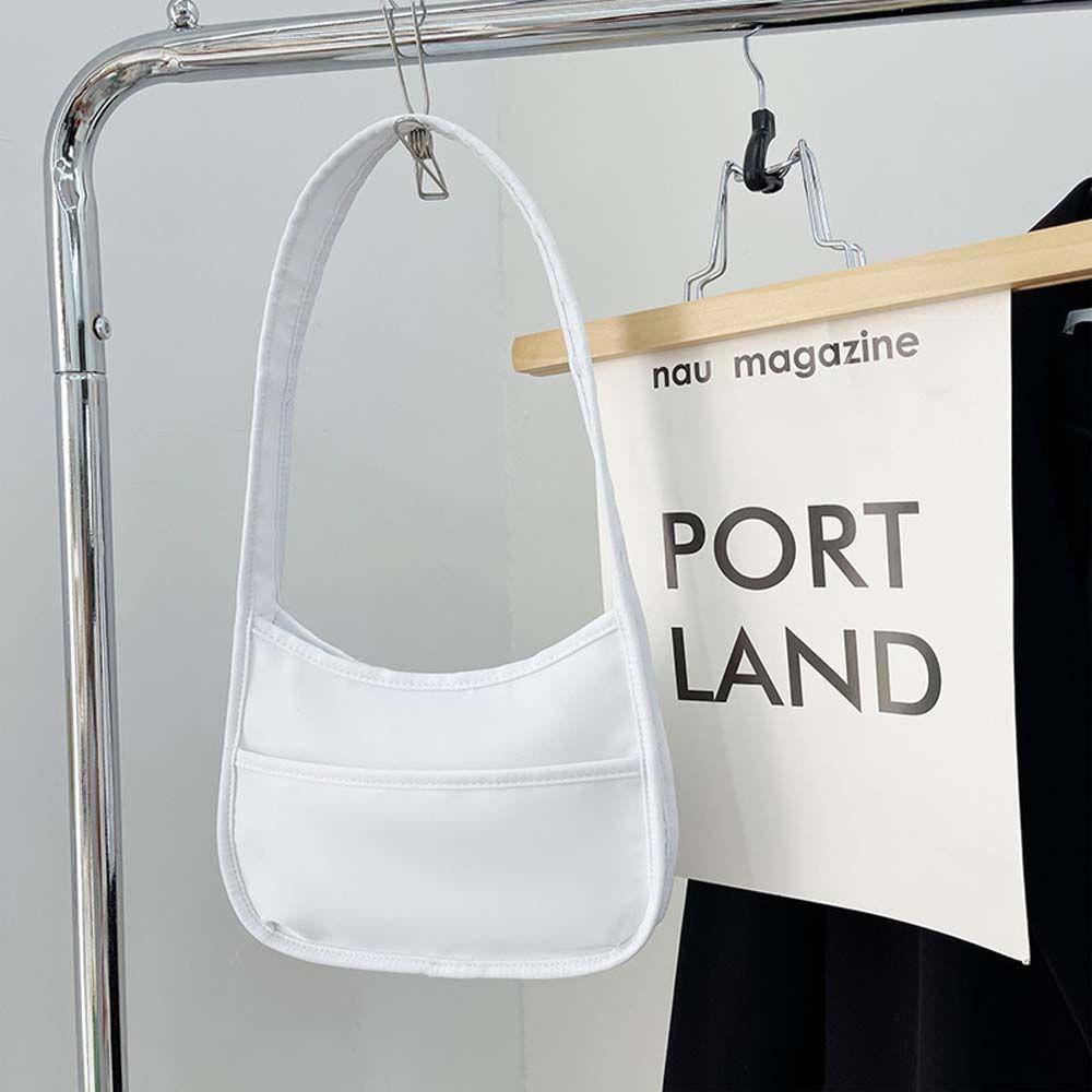 Túi Xách Đeo Vai / Kẹp Nách Chất Liệu Nylon Màu Sắc Kẹo Ngọt Xinh Xắn Thời Trang Cho Nữ