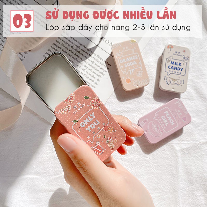 Nước Hoa Khô Dạng Sáp, Nước Hoa Shi Mang Hộp Nhỏ Xinh Xắn 10 mùi hương dịu ngọt cho bạn nữ ngày hè (Nước hoa khô Simang)