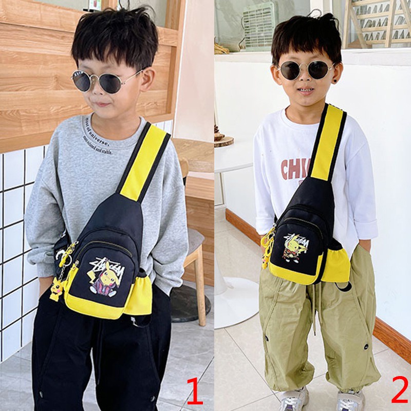Túi Đeo Chéo In Họa Tiết Hoạt Hình Thời Trang Cho Bé Ví