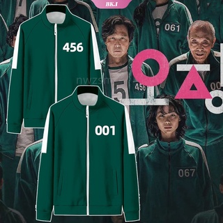Bộ đồ hóa trang nhân vật phim Trò chơi con mực 001 456 (vòng sáu) phong cách Halloween