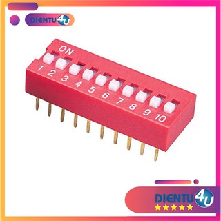 DIP Switch 10 - Công Tắc Gạt DIP SW-10