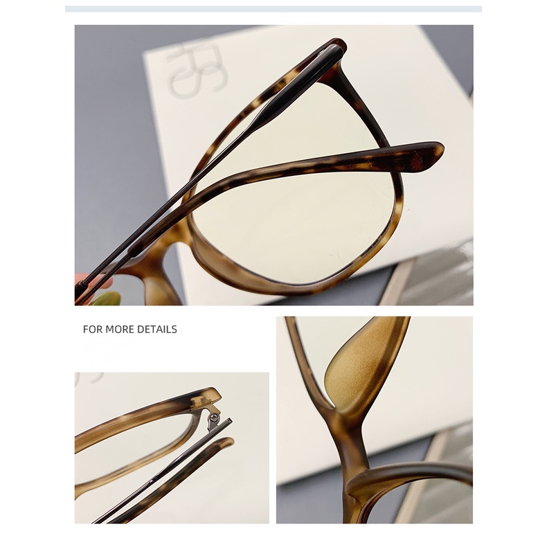 Mắt Kính TR90 Chống Bức Xạ Siêu Nhẹ Phong Cách Hàn Quốc Cho Nam Nữ