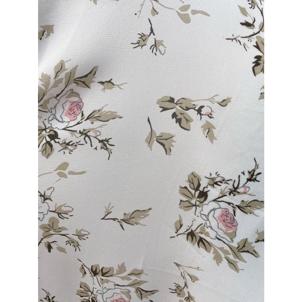 Đầm hoa nhí sefa dài tay dáng tiểu thư nữ tính