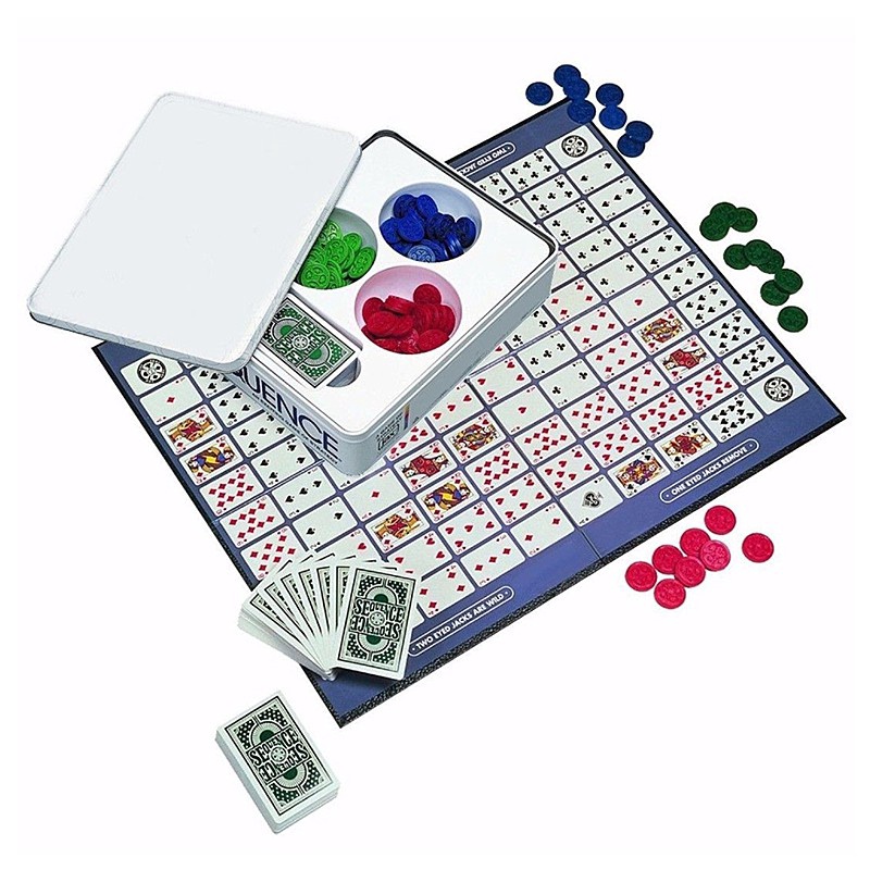 Bộ Đồ Chơi Sequence Vui Nhộn, Board Game Gia Đình Hay Cho Nhóm Từ 2-12 Người
