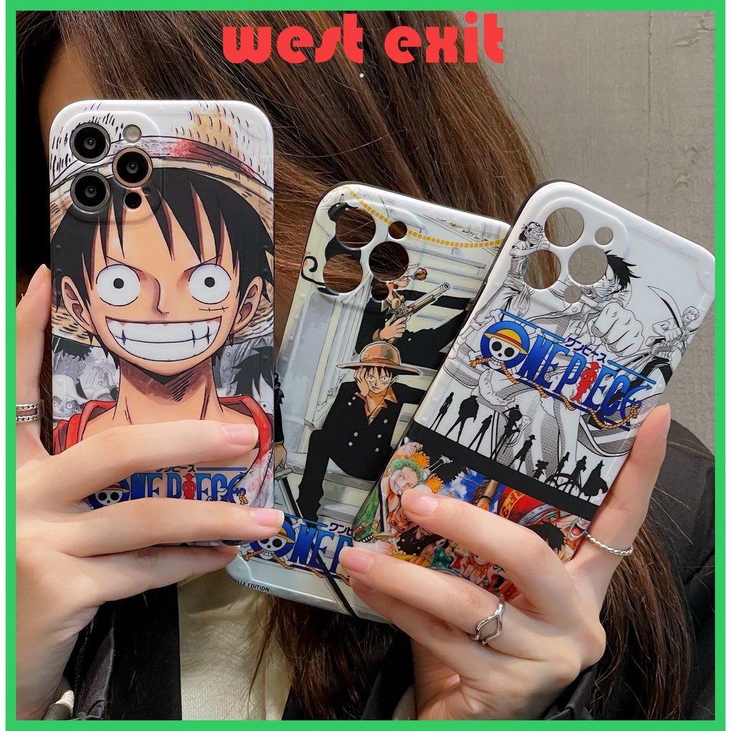 Ốp điện thoại One Piece thích hợp cho IPHONE 7/8/SE2 7PLUS/8PLUS X/XS XSMAX 11 PRO 11PROMAX 12 12PRO 12PROMAX 13PROMAX