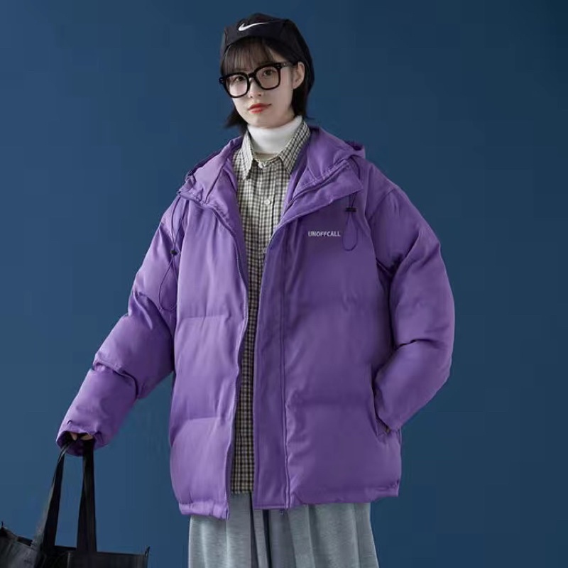 Áo phao có mũ nhiều màu sắc unisex nam nữ phong cách bao ấm