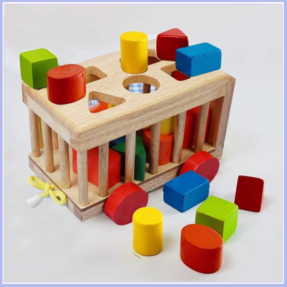 (FLASH SALE!) Xe thả hình khối – đồ chơi giáo dục an toàn cho bé