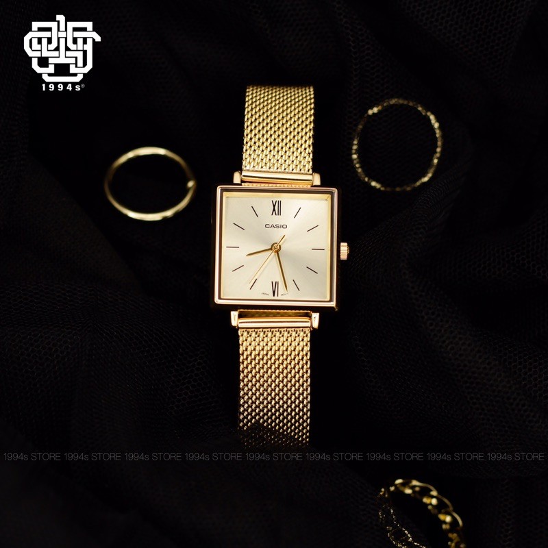 Đồng hồ nữ Casio LTP-E155MG-9A dây thép chính hãng