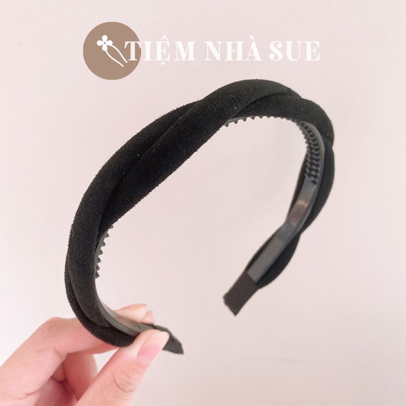 Bờm xược băng đô cài tết mấn tóc phụ kiện tóc rửa mặt, đi chơi cho nàng phong cách vintage SUESUE VN048