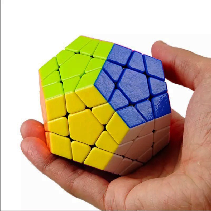 Rubik Megaminx - Rubik Biến Thể 12 Mặt Cao Cấp Xoay Trơn, Cực Mượt, Bẻ Góc Tốt