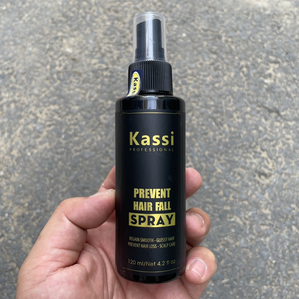 Xịt chống rụng tóc KASSI Prevent Hair Fall Spray 120ml