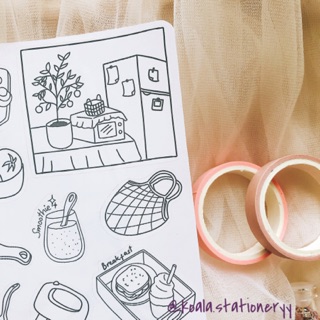 Bullet journal sticker - Cozy life 1