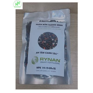 Phân Bón Thông Minh Tan Chậm Có Kiểm Soát Chuyên Dùng Cho Cây Ăn Trái RYNAN NPK 19-19-09+TE, Khối Lượng 400g