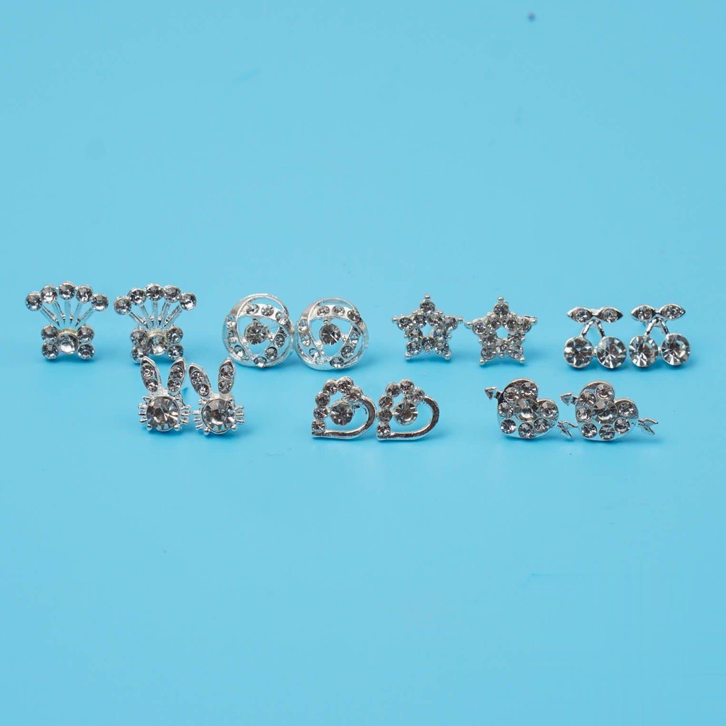 Set 7 đôi bông tai nữ BT10