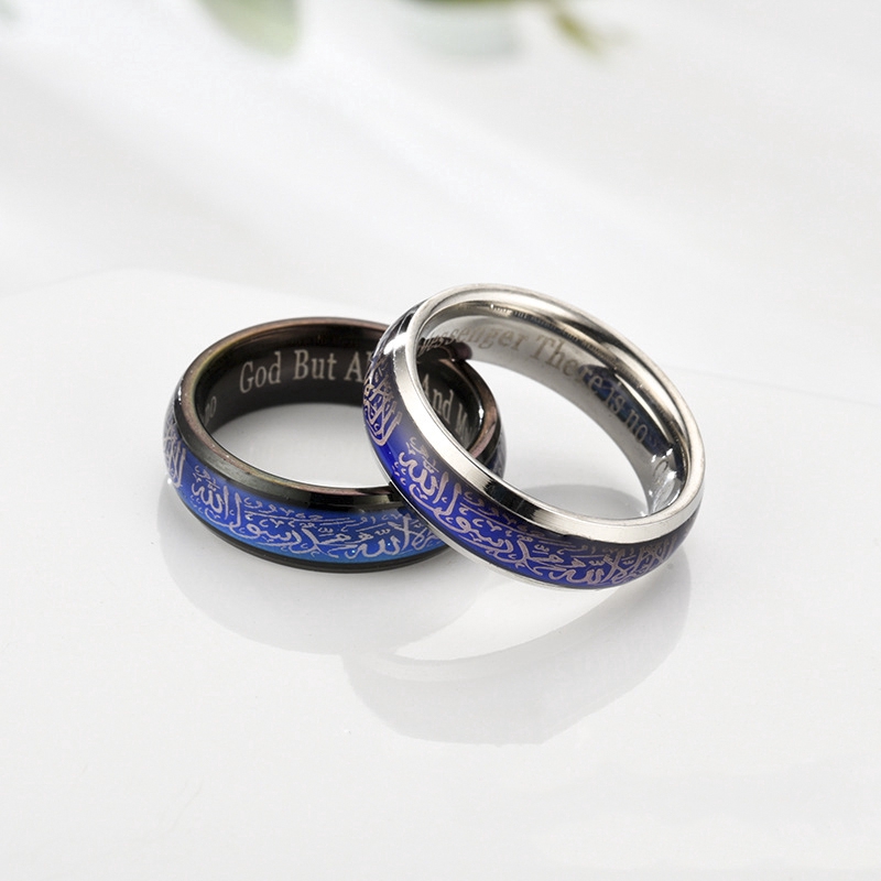 Nhẫn kim loại có thể đổi màu theo nhiệt độ độc đáo