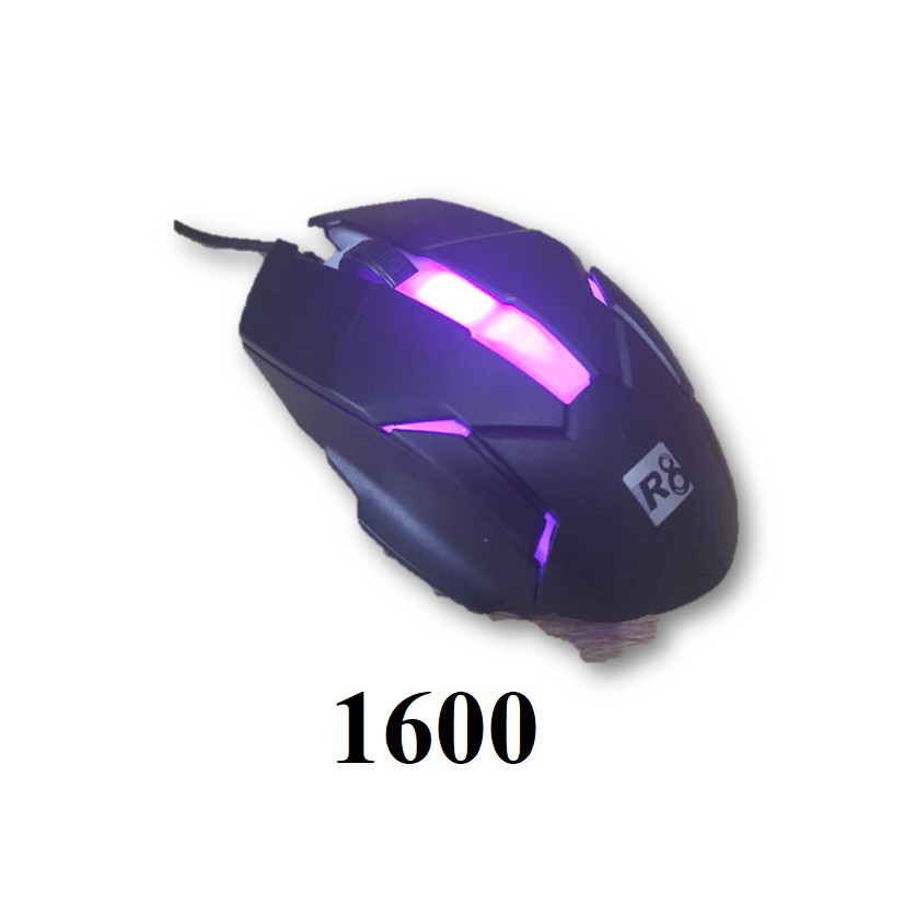 Chuột game led đổi màu R8 1600