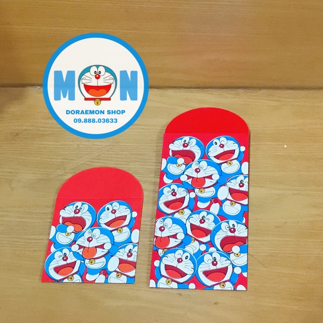 Bộ 10 Bao Lì Xì  Doremon Doraemon