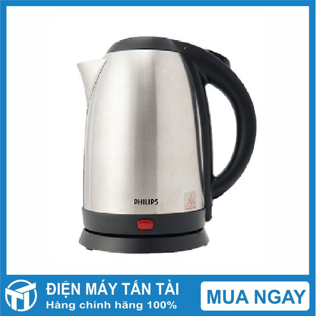 Bình siêu tốc Philips 1.5 lít HD9306  Công suất 1800W, Dung tích 1.5 lít,  Ruột bình bằng Inox cao cấp 304