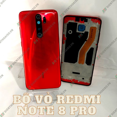 Vỏ xiaomi Redmi note 8 Pro ĐỎ