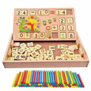 Bảng gỗ học toán cho bé