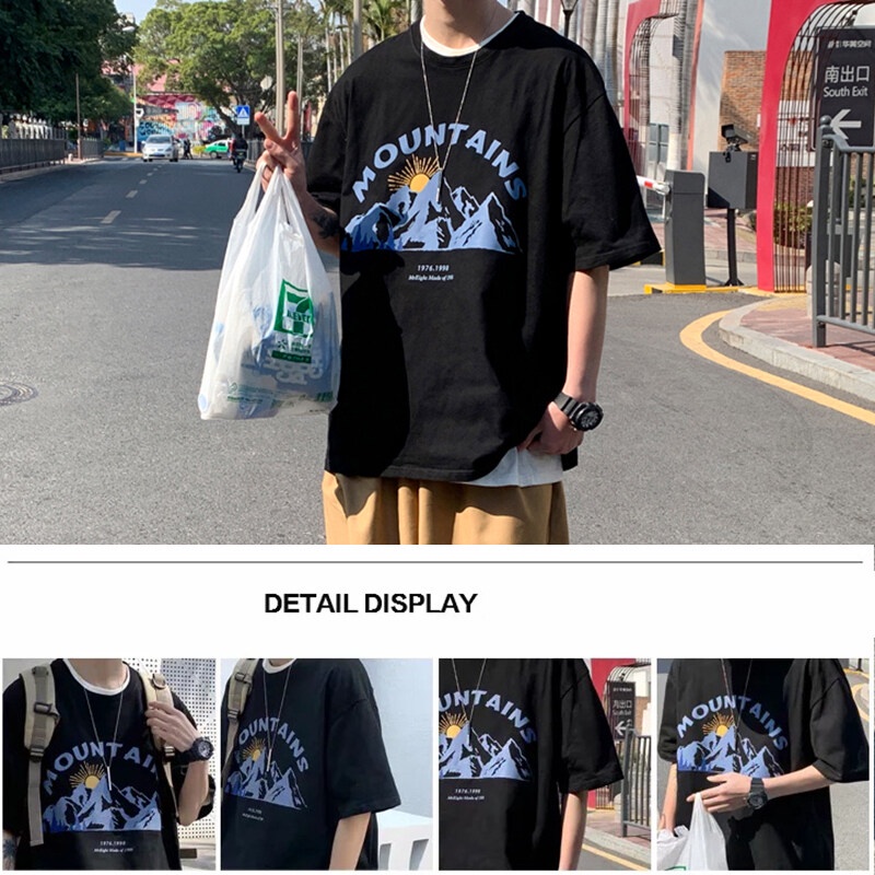 Áo thun AOKANG tay lửng thời trang phong cách hàn năng động cho nam