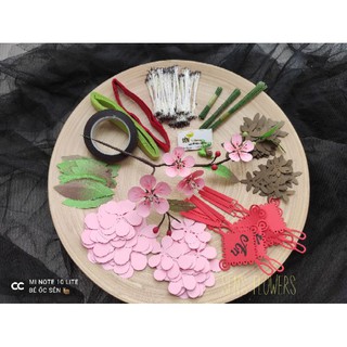 SET LÀM HOA MAI/ĐÀO BẰNG GIẤY 🌸🌸🌸