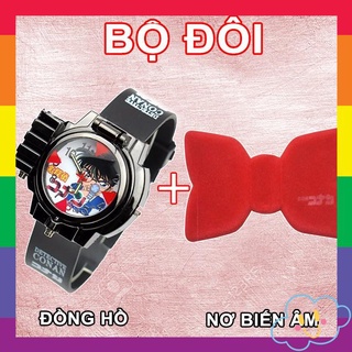 Bộ Đôi: Đồng Hồ Conan + Nơ Biến Âm