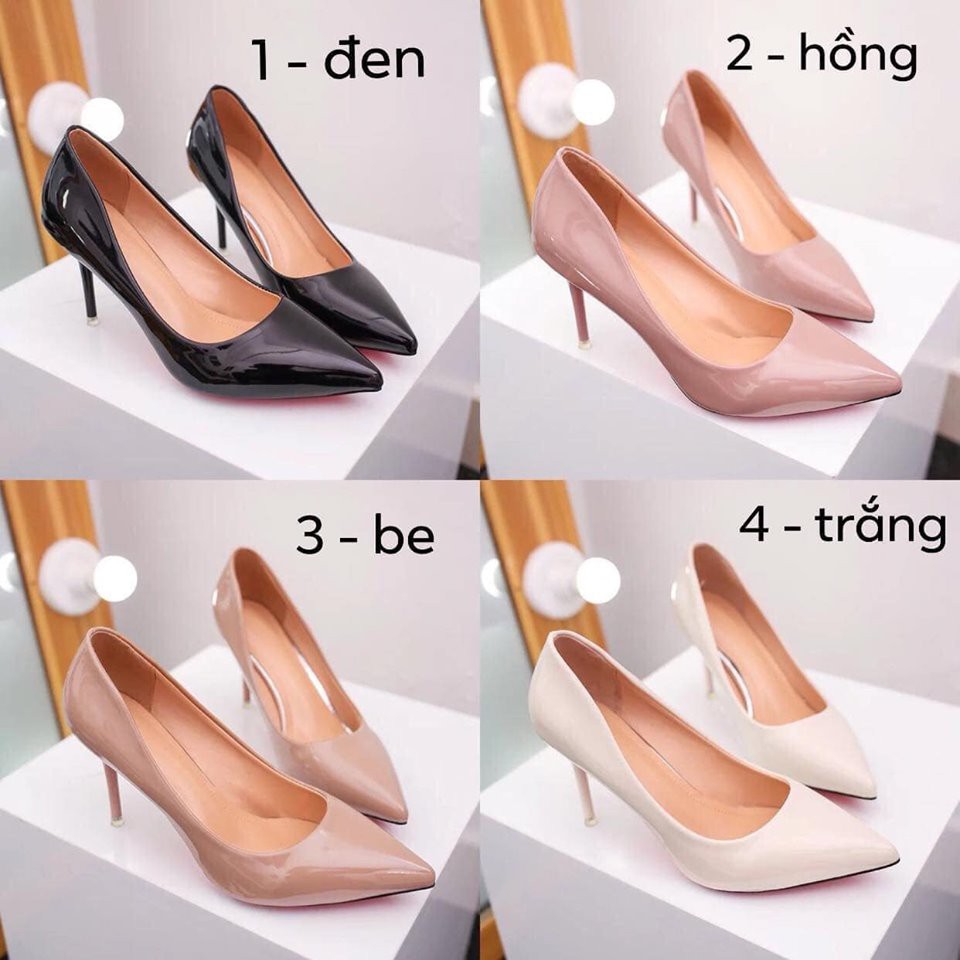 Guốc cao gót 8cm