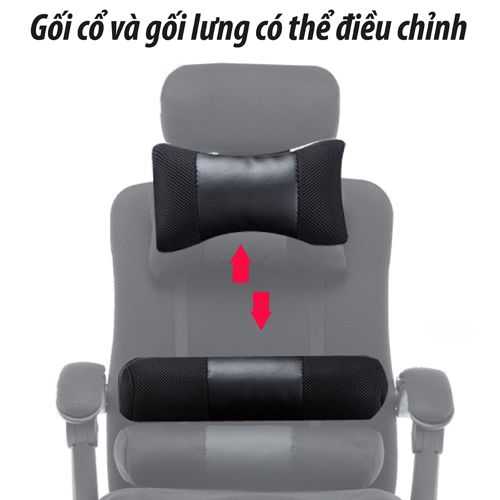 CHAIR Ghế Văn Phòng Gaming chân xoay, ngả 135 độ Mới 2022 Mẫu B300