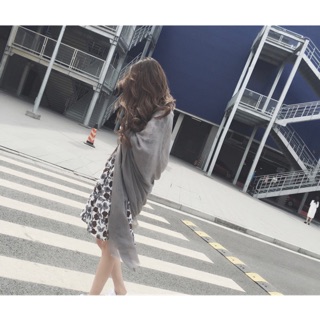 Khăn quàng cotton mỏng đi biển - Khăn mùa thu thời trang - Trang nhã - Khăn bản rộng khoác ngoài bikini