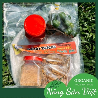 COMBO bánh tráng phơi sương gạo mỏng bánh tráng muối nhuyễn sate tắc Tây Ninh - 04100005