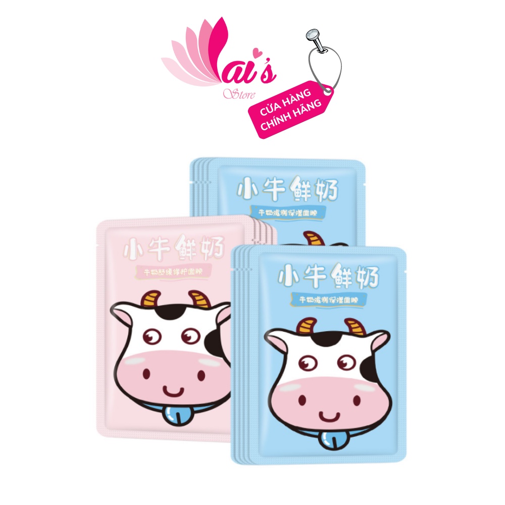 Mặt Nạ Bò Sữa QISE Calf Milk Mask Lụa, Trắng Da, Thu Nhỏ Lỗ Chân Lông, Làm Dịu Da, Dưỡng Ẩm Nhẹ Nhàng Chính Hãng