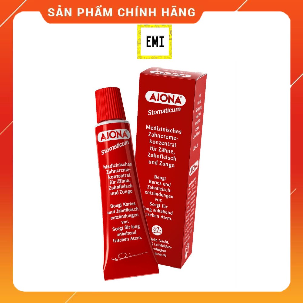 Kem đánh răng Ajona giảm hôi miệng, trắng răng, sạch cao răng 25ml