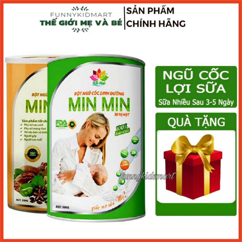 Ngũ cốc lợi sữa min min 29 hạt-ngũ cốc min min, ngũ cốc DINH DƯỠNG CAO CẤP min min 29 LOẠI HẠT