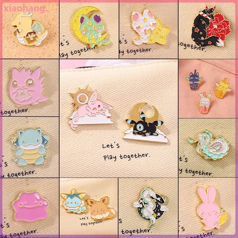 Huy Hiệu Cài Áo Hình Động Vật Dễ Thương