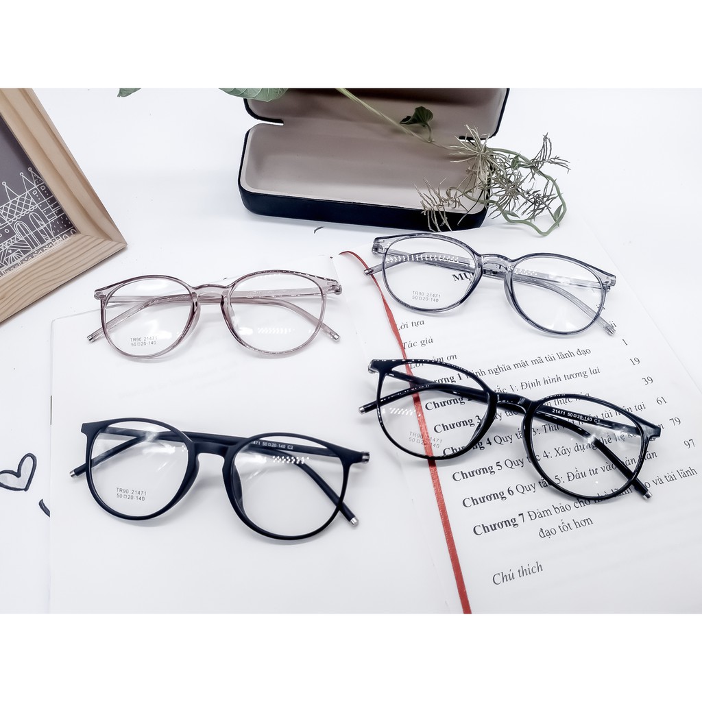 Gọng kính fom tròn thời trang hàn quốc