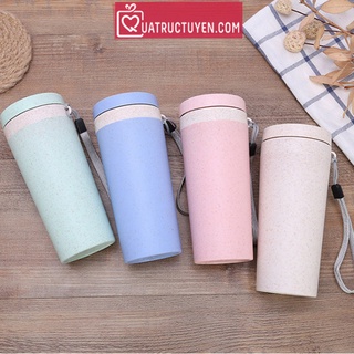Bình giữ nhiệt lúa mạch an toàn cho sức khỏe 300ml có quai thuận tiện (4 màu)
