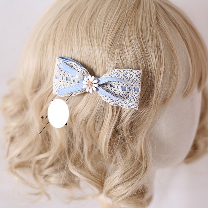 YASLC0009-Phụ kiện tóc lolita xah da trời