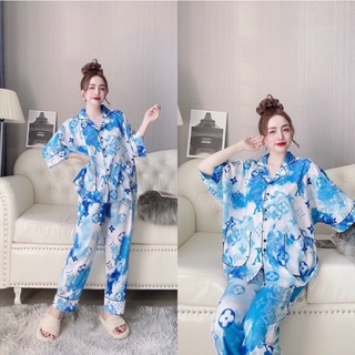 Bộ pijama cánh dơi lụa nhật bigsize 50-100kg cao cấp