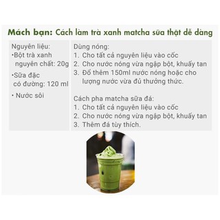 Bột trà xanh GreenD Food Hũ 30g