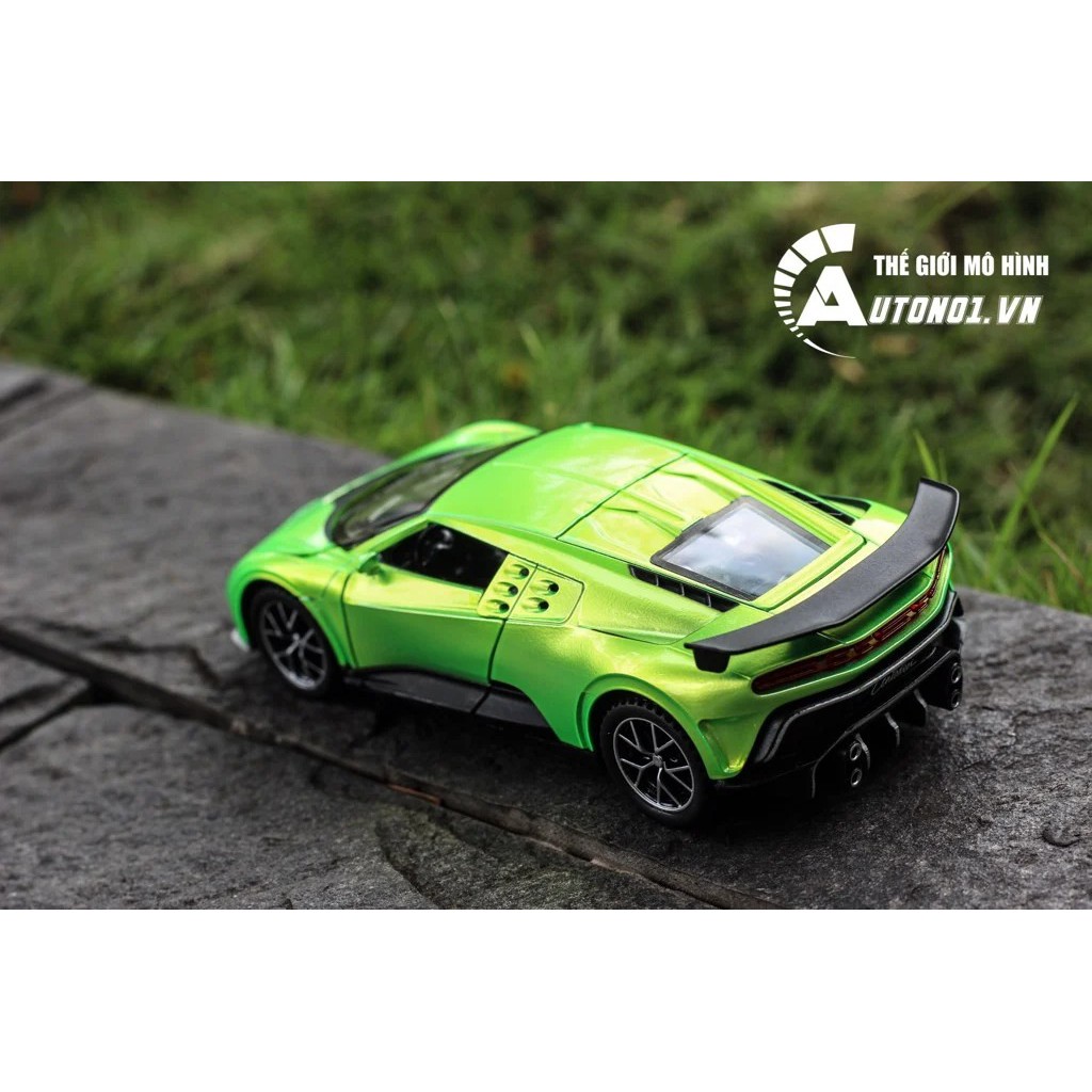 MÔ HÌNH XE BUGATTI CENTODIECI GREEN 1:32 CHIMEI 6747