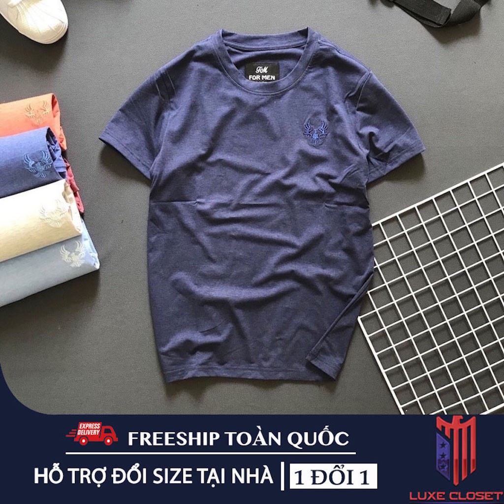 Áo thun nam cổ tròn hàng xuất khẩu ASTD011 ( nhiều màu )