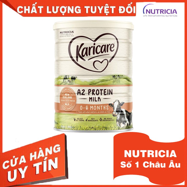 Sữa KARICARE 1 ÚC(900g),vị nhạt thơm mát gần với sữa mẹ giúp bé tăng cân,chiều cao, hỗ trợ tiêu hóa,phát triển toàn diện