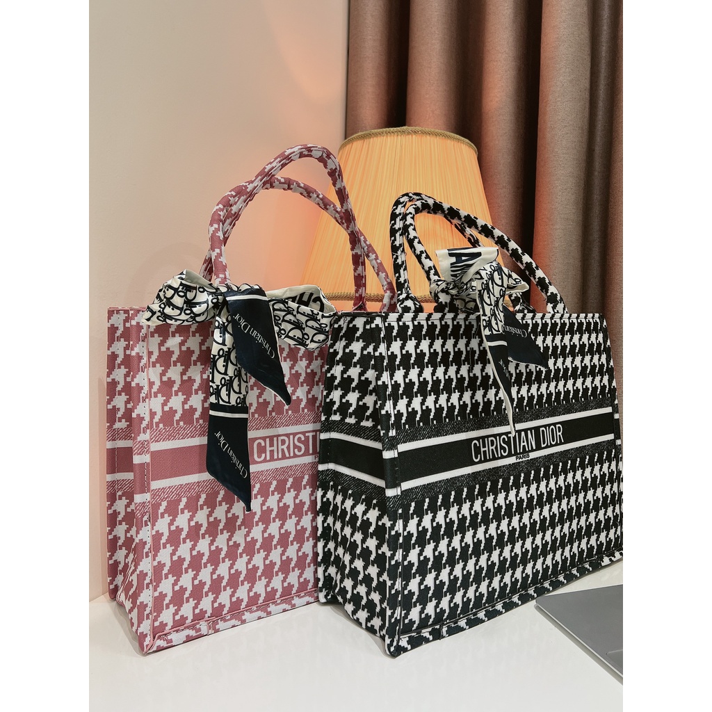 Túi công sở size 36cm đior kèm khăn +ảnh thật