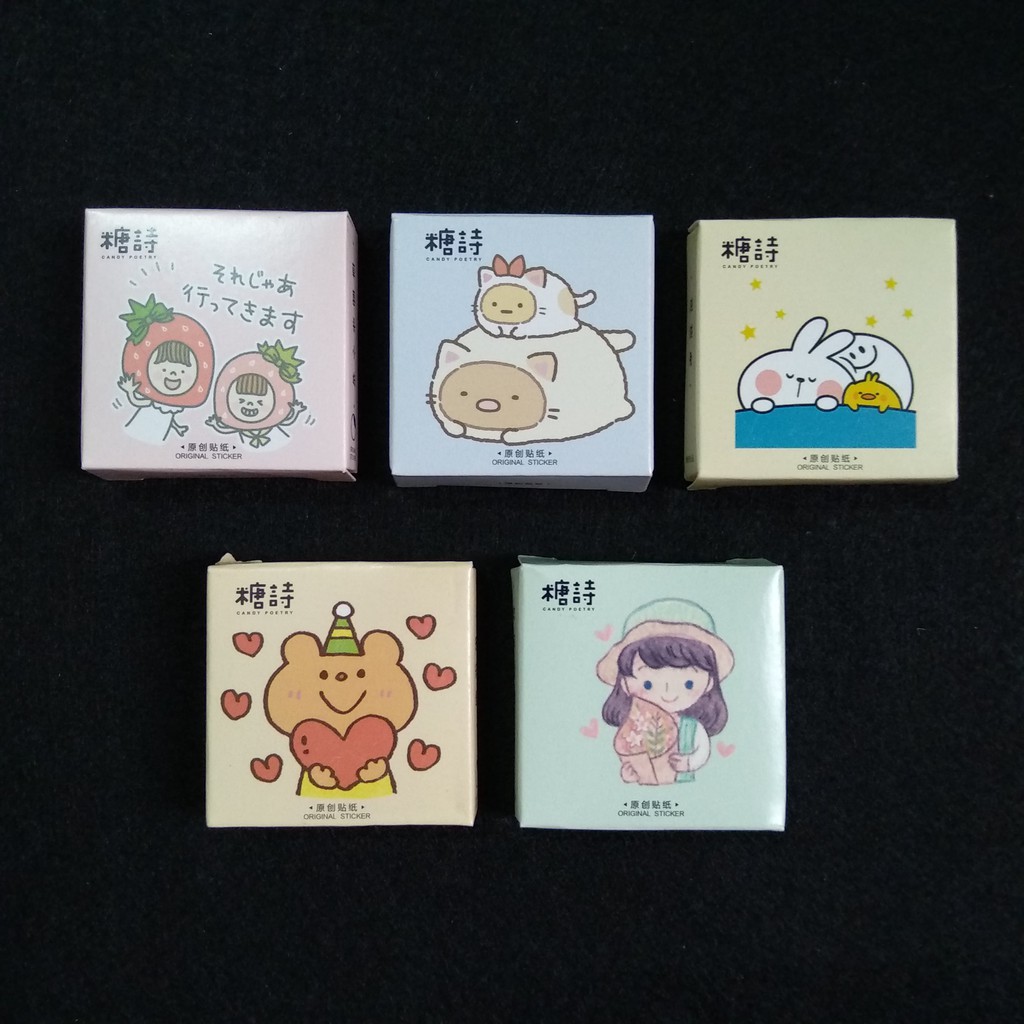 ( phần 4 ) Set 15 sticker GIẤY nhiều chủ đề trang trí sổ scrapbook